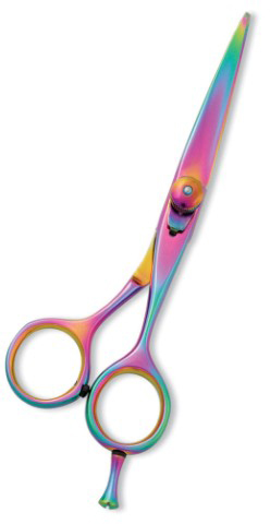 Professional Hair Cutting Scissor with razor edge. Multicolor Coating